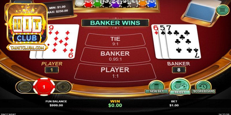 Những luật chơi game Baccarat bạn cần biết