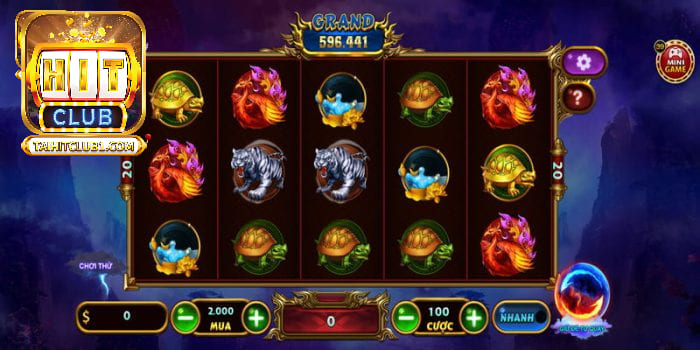 Tiến trình chơi slot game Kho Báu Tứ Linh
